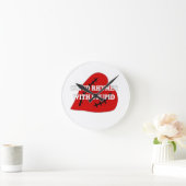 Cupid-harsen met staartje ronde klok (Huis)