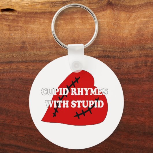 Cupid-harsen met staartje sleutelhanger (Voorkant)
