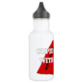 Cupid-harsen met staartje waterfles  (Links)