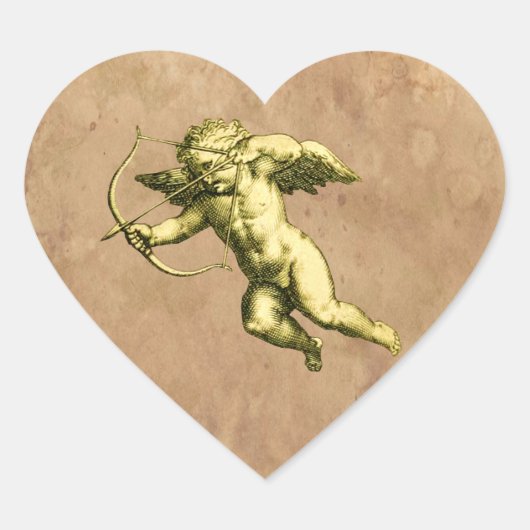  Cupid Hart Sticker (Voorkant)