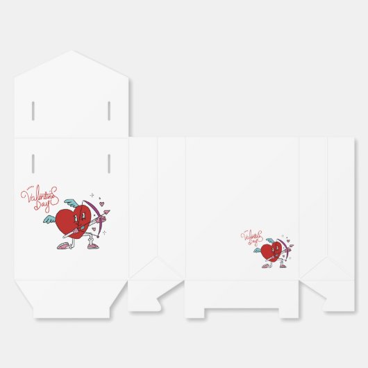 CUPID HEART BEDANKDOOSJES (Ongevouwen)