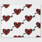 Cupid Heart Black Spade Thunder_Cove Cadeaupapier (Vlak)