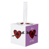 Cupid Heart Black Spade Thunder_Cove Decoratie (Voorkant hoekig)