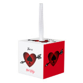 Cupid Heart Black Spade Thunder_Cove Decoratie (Achter hoekig)