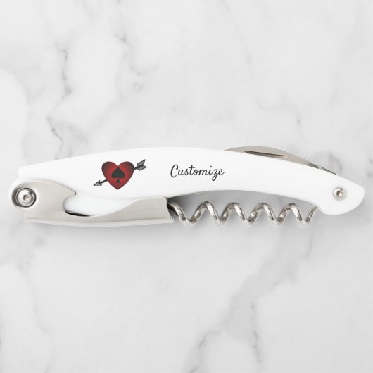 Cupid Heart Black Spade Thunder_Cove Kurkentrekker (Voorkant)