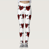Cupid Heart Black Spade Thunder_Cove Leggings (Voorkant)