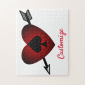 Cupid Heart Black Spade Thunder_Cove Legpuzzel (Verticaal)