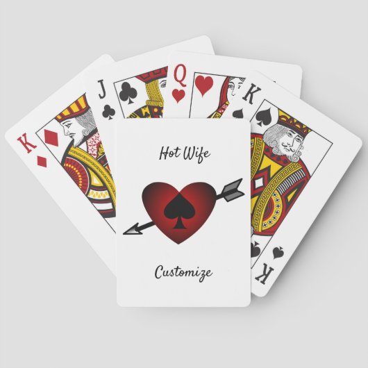 Cupid Heart Black Spade Thunder_Cove Pokerkaarten (Achterkant)