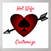 Cupid Heart Black Spade Thunder_Cove Poster (Voorkant)