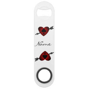 Cupid Heart Black Spade Thunder_Cove Speed Flessenopener