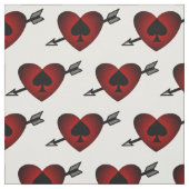 Cupid Heart Black Spade Thunder_Cove Stof (Swatch)