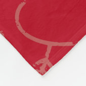 Cupid Hearts Fleece Blanket Deken (Hoek)