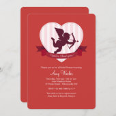 Cupid heeft opnieuw uitgenodigd kaart (Voorkant / Achterkant)