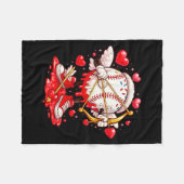 Cupid Honkbal Drip Ijs Apparel Jeugd Jongen Val Fleece Deken (Voorkant (Horizontaal))