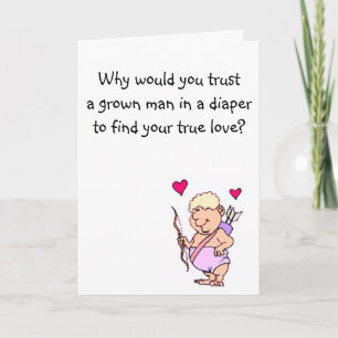Cupid Humor Valentijnsdag Feestdagen Kaart