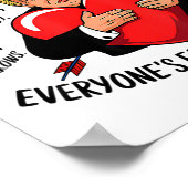 Cupid I Hired Him Tremendous Guy Best Arrows Trump Poster (Hoek)