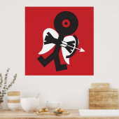 Cupid Icon Art Poster (Keuken)
