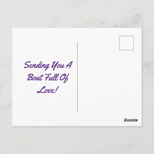 Cupid in een Briefkaart (Achterkant)