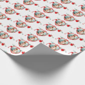 CUPID IN EEN RODE HART inpakpapier (Hoek)