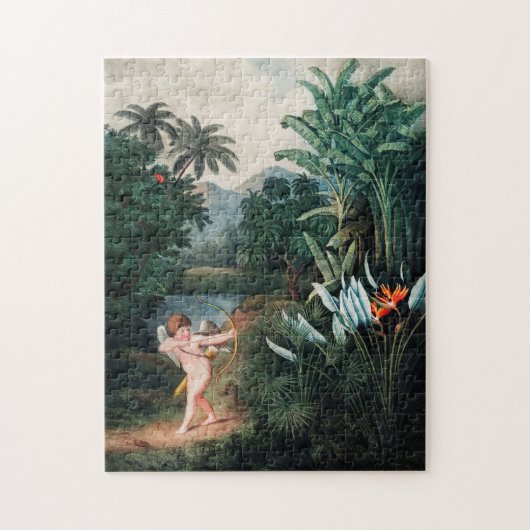 Cupid Inspirating Planten met Love Illustration Ar Legpuzzel (Verticaal)