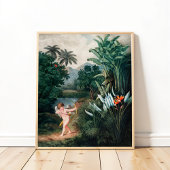 Cupid Inspirating Planten met Love Poster