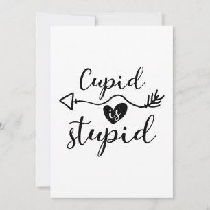 Cupid is een stuitbare Sarcastische Valentijnsdag Feestdagenkaart