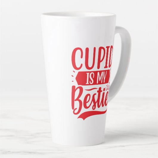 cupid is mijn bijen latte mok (Rechterhoek)