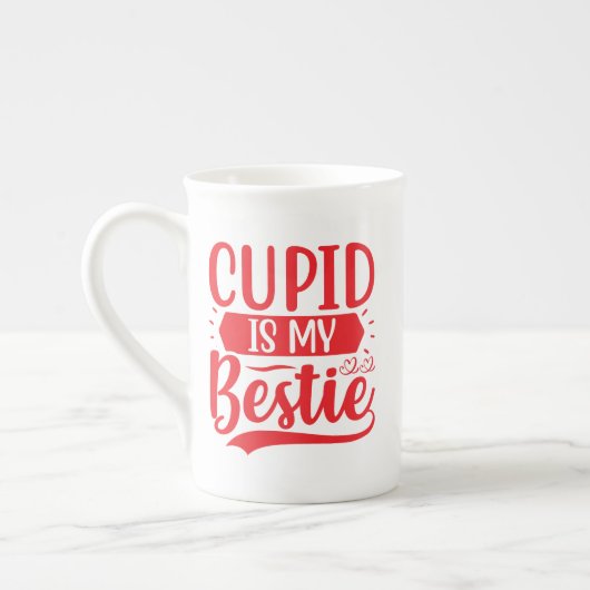 cupid is mijn bijen porselein kop (Links)