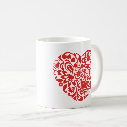 "Cupid is My Home Boy" Trendy Glossy Valentijn Koffiemok (Voorkant rechts)