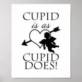 Cupid is net als Cupid | VALENTIJN Poster (Voorkant)