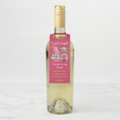 Cupid is stuitend meisje gnomen Galantine Flessenhanger (Op fles)