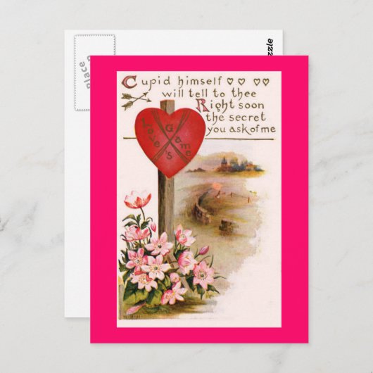 Cupid kent het geheime Briefkaart (Voorkant / Achterkant)