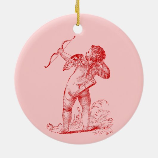  Cupid Keramisch Ornament (Achterkant)