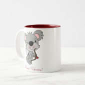 Cupid Koala Valentijn Mok (Voorkant links)