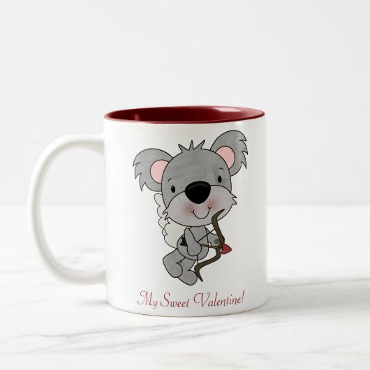 Cupid Koala Valentijn Mok (Links)