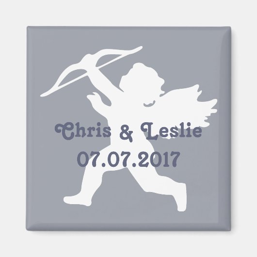 Cupid kusthetx en kleurenmagneten magneet (Voorkant)