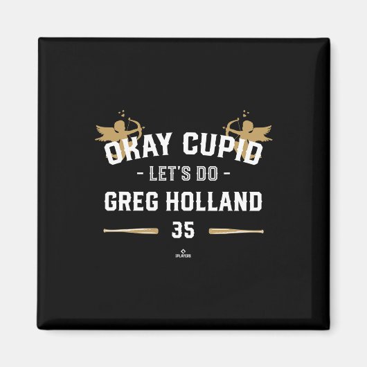 Cupid laten we Greg Holland Funny Valentine verkop Magneet (Voorkant)