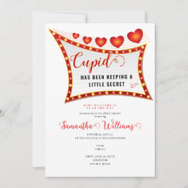 Cupid Little Secret Valentijn februari Baby shower Kaart