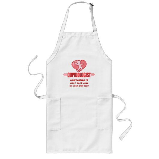 Cupid Love aanpassen Lang Schort (Voorkant)