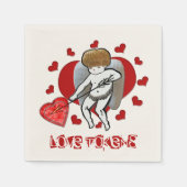 Cupid Love Tokens Servetten (Voorkant)