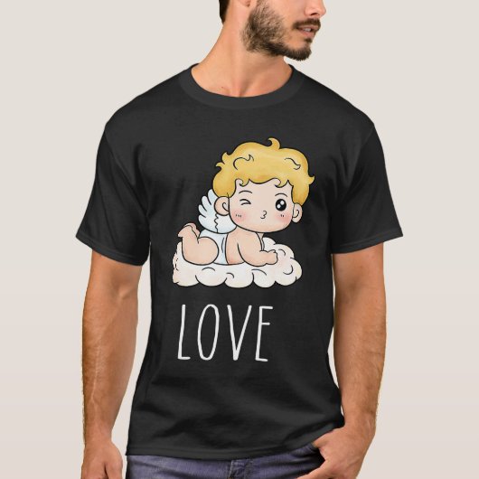 Cupid Love Valentine T-shirt (Voorkant)