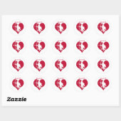 Cupid Love Valentine's Day  Ronde Sticker (Vel)