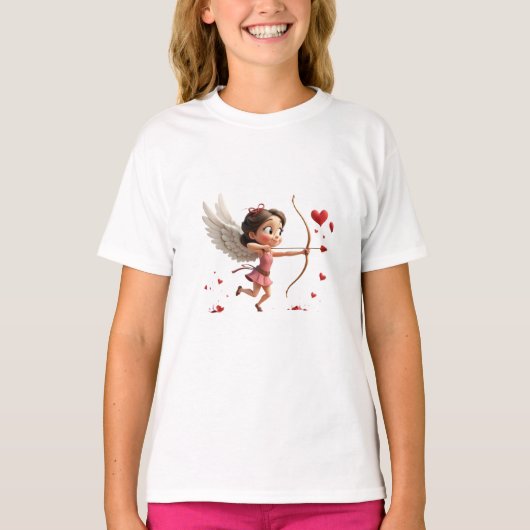 Cupid meisje t-shirt (Voorkant)