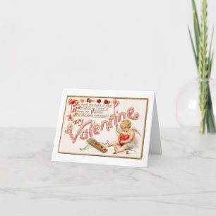 Cupid Mending Heart to My Valentijn Note Kaart