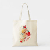  Cupid met aangepaste Valentijn Naam Tote Bag (Achterkant)