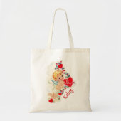  Cupid met aangepaste Valentijn Naam Tote Bag (Voorkant)