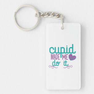 Cupid met een paar cadeautjes deed het me. sleutelhanger