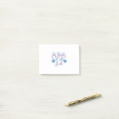 Cupid met een paar cadeautjes is mijn das post-it® notes (Op bureau)