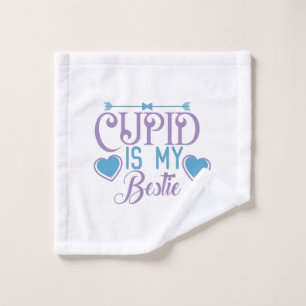 Cupid met een paar cadeautjes is mijn das washandje