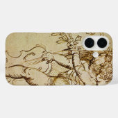 Cupid met een Violin door Domenico Campagnola Case-Mate iPhone Case (Achterkant (horizontaal))